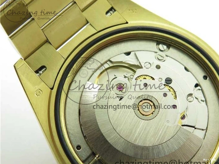 MiroTime 0220 Day-Date 40mm 228239 BP New Dial Version 904 YG Silver Roman Markers Dial on SS President Bracelet A Popular 2806